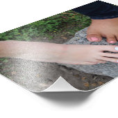 はだしのロックフォトプリント フォトプリント            (角)