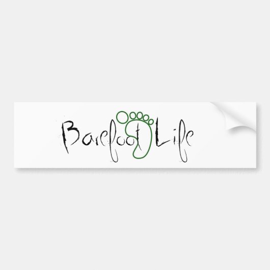 はだしの人生の2 バンパーステッカー (正面)