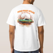 "はだしのRonnie" 71緑のYenkoの新星の前部か背部 Tシャツ (裏面)