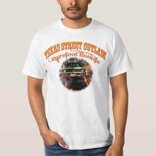 "はだしのRonnie" 71緑のYenkoの新星の前部か背部 Tシャツ (正面)