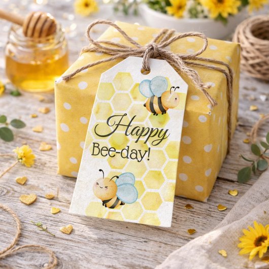 はちの誕生日おめでとう ギフトタグ