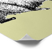 はちみつアナグマのような日を持っている ポスター (角)