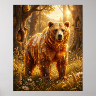 はちみつクマの草原の輝き ポスター