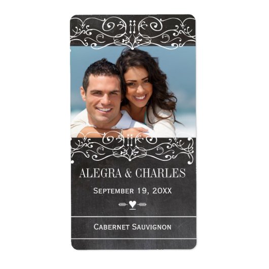 はちみつゼリー瓶ラベル写真結婚の瓶ありがとう ラベル (正面)