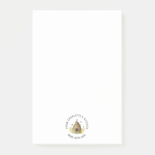 はちみつフードラベルとしてのハチミツバチの巣甘さ ポストイット (正面)