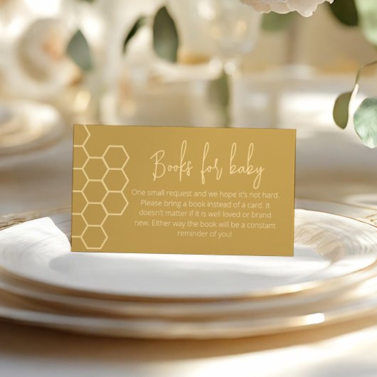 はちみつミニマルの赤ちゃんシャワーベビー エンクロージャーカード