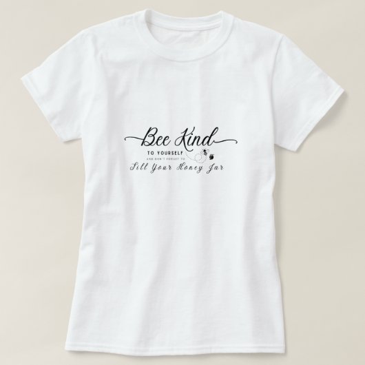 はちみつ入れをどうぞ Tシャツ (デザイン正面)