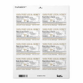 はちみつ栄養リトルビー住所 シール (フルシート)