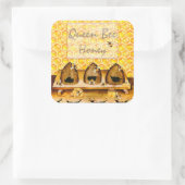 はちみつ瓶キャニングラベル スクエアシール (バッグ)