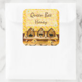 はちみつ瓶キャニングラベル スクエアシール (バッグ)