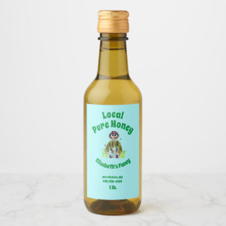 はちみつ瓶ラベル ワインラベル
