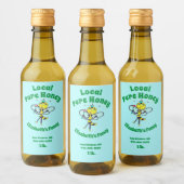 はちみつ瓶ラベル ワインラベル (ボトル)