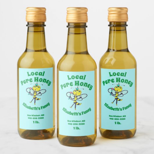 はちみつ瓶ラベル ワインラベル (ボトル)