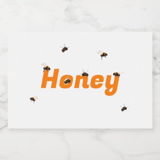 はちみつ瓶食品ラベルセット フードラベル (シングルラベル)