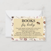 はちみつ男女兼用の小さなベビー ノートカード (正面)