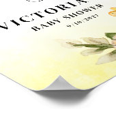 はちみつ蜂の赤ちゃんシャワーへようこそ ポスター (角)