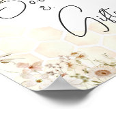 はちみつ蜂の赤ちゃんシャワー本と贈り物 ポスター (角)