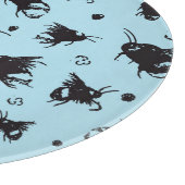 はちみつ蜂ガラス切り盤 – お母さんへの贈り物 カッティングボード (角)