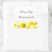 はちみつ蜂ハニカムソープカスタムレーベルシール スクエアシール (バッグ)