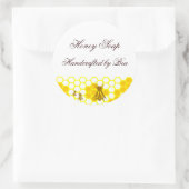 はちみつ蜂ハニカムソープカスタムレーベルシール ラウンドシール (バッグ)