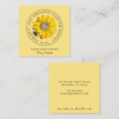 はちみつ蜜製品 スクエア名刺 (正面/裏面)