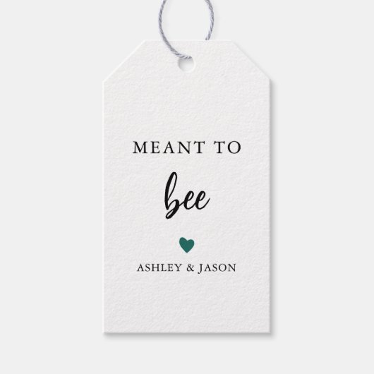 はちみつ贈り物のラベルになる色結婚は ギフトタグ (正面)