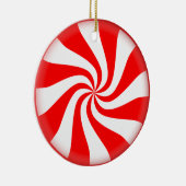 はっか菓子のクリスマスのオーナメント セラミックオーナメント (右)