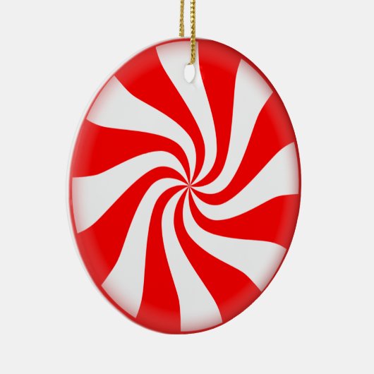 はっか菓子のクリスマスのオーナメント セラミックオーナメント (右)