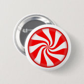 はっか菓子のクリスマスボタン 缶バッジ (正面&裏面)