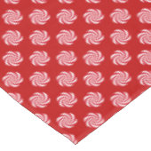 はっか菓子の渦巻のクリスマスの休日 テーブルクロス (アングル)