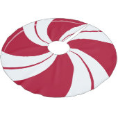 はっか菓子の渦巻 ブラッシュドポリエステルツリースカート (アングル)