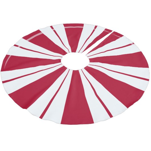 はっか菓子は縞で飾ります ブラッシュドポリエステルツリースカート (アングル)