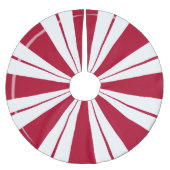 はっか菓子は縞で飾ります ブラッシュドポリエステルツリースカート (正面)