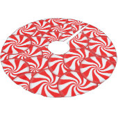 はっか菓子 ブラッシュドポリエステルツリースカート (アングル)