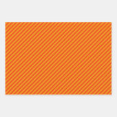 はっきりしたおもしろいオシンプルレンジ素晴らしストライプ ラッピングペーパーシート (正面3)