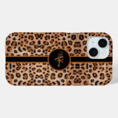 はっきりしたおよスタイリッシュびパーソナライズされた: Leopard Print Case-Mate iPhoneケース (裏面 (横))