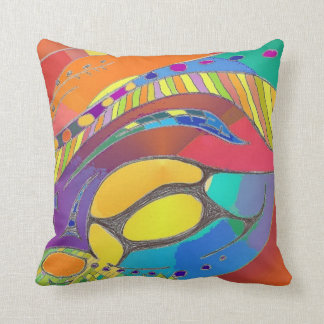 はっきりしたでオーガニックなクッションの赤 クッション