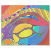 はっきりしたでオーガニックなデザインのリネン包装紙 ラッピングペーパー (フラット)