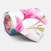 はっきりしたでカラフルな夏のプリント ネクタイ (ロール)