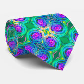 はっきりしたでモダンで多彩な抽象デザイン ネクタイ (ロール)