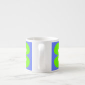 はっきりしたで写実的な花CaféOlé 6oz。 エスプレッソのコップ エスプレッソカップ (裏面)