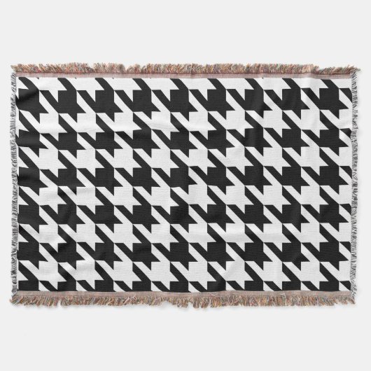 はっきりしたで千鳥格子のなパターンブランケット スローブランケット (正面)