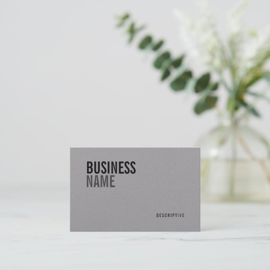 はっきりしたで及びモダンなビジネス及びロゴのテンプレート- 名刺 (スタンド正面)