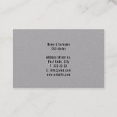 はっきりしたで及びモダンなビジネス及びロゴのテンプレート- 名刺 (裏面)