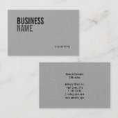 はっきりしたで及びモダンなビジネス及びロゴのテンプレート- 名刺 (正面/裏面)