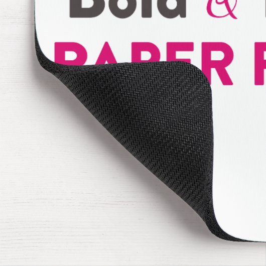 はっきりしたで及び美しいペーパー花-鋳造物のマット マウスパッド (コーナー)