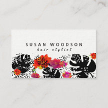 はっきりしたで粋な花のMonsteraのドット・パターンのモダン