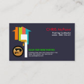 はっきりしたで顕著で精力的な多彩の家ペインター 名刺 (正面)