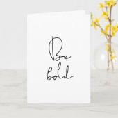 はっきりしたで黒いフォントの挨拶があって下さい カード (黄色い花)