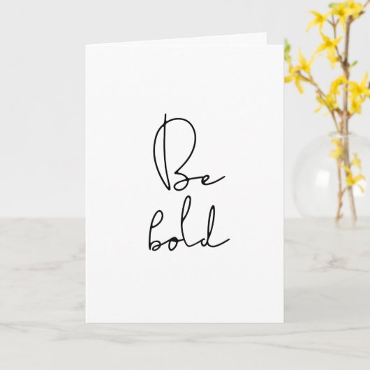 はっきりしたで黒いフォントの挨拶があって下さい カード (黄色い花)